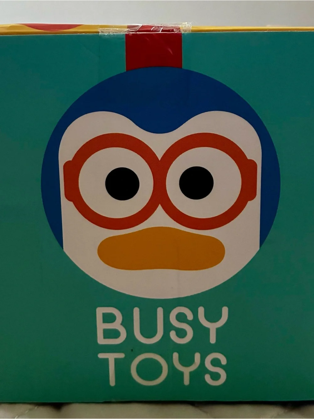 Interactive Penguin Busy Cube Activity Toy w/ Puppy Pop-Up & Key Lock